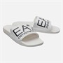EA7 Sliders Shiny White/White