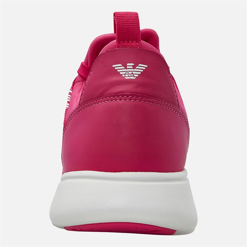 EA7 Trainers Bright Rose/White