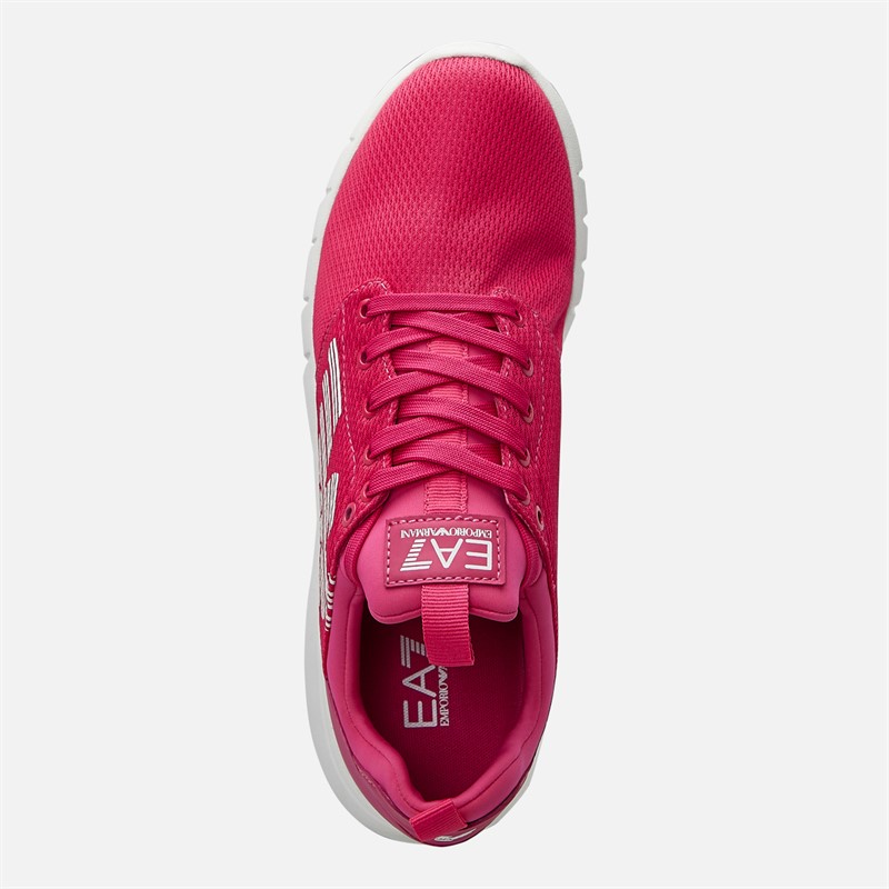 EA7 Trainers Bright Rose/White