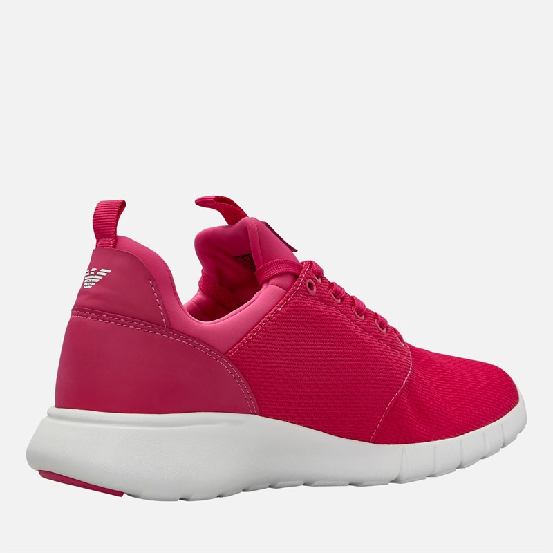 EA7 Trainers Bright Rose/White