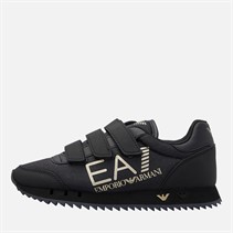 EA7 Kids Trainers Triple Black/Gold