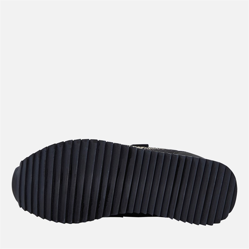 EA7 Kids Trainers Triple Black/Gold