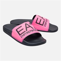 EA7 Sliders Pink Fluo/Navy