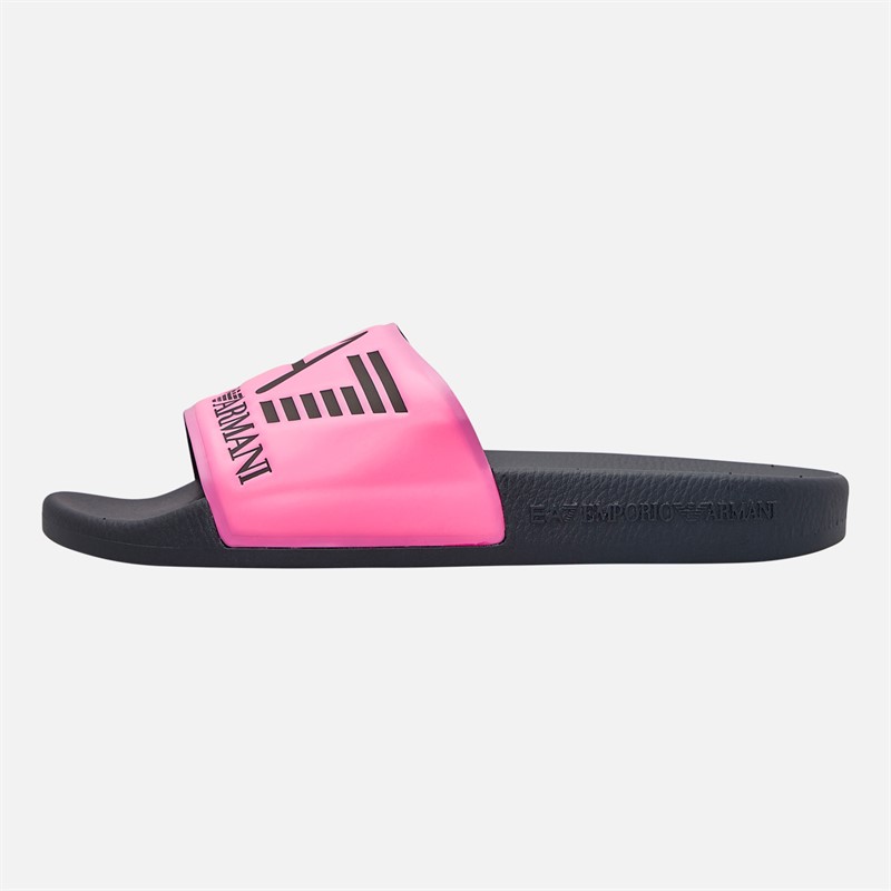 EA7 Sliders Pink Fluo/Navy