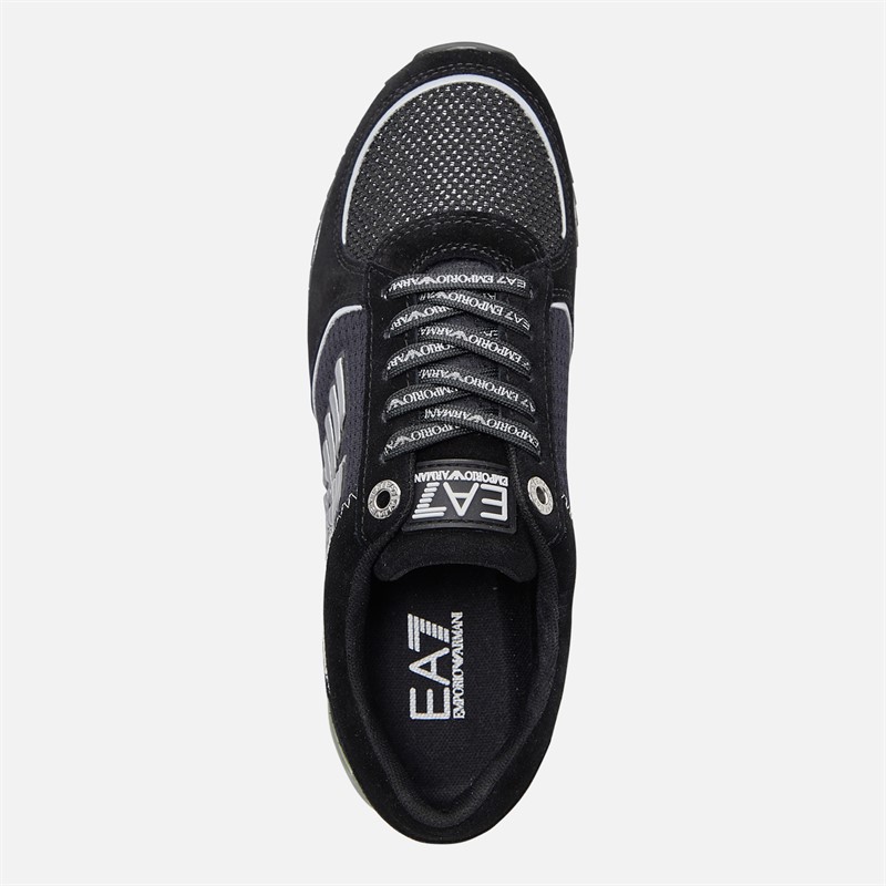 EA7 Womens Trainers Black/Silver