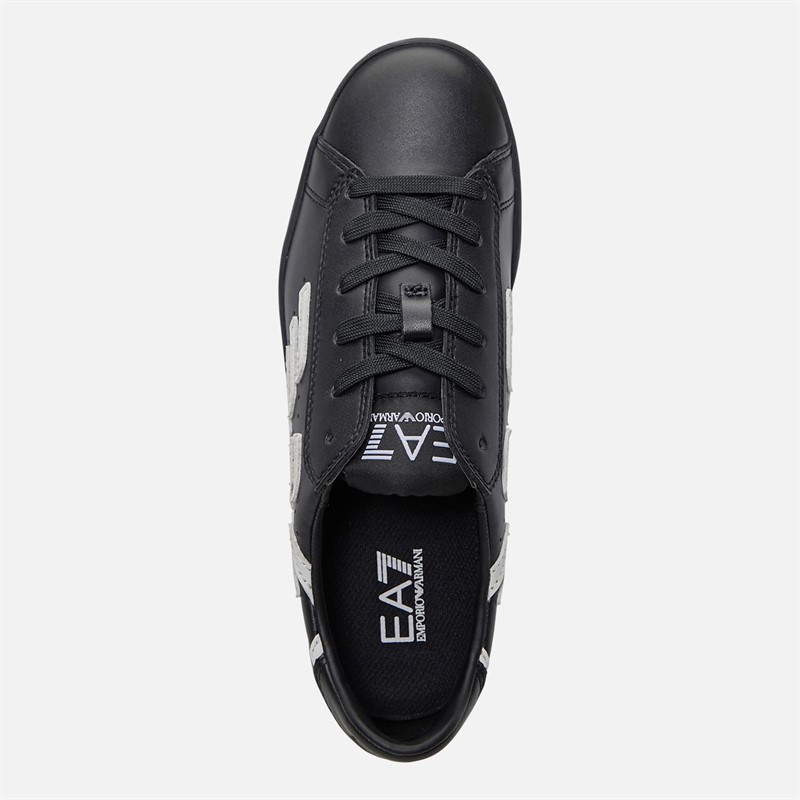 EA7 Junior Boys Trainers Nero/Bianco