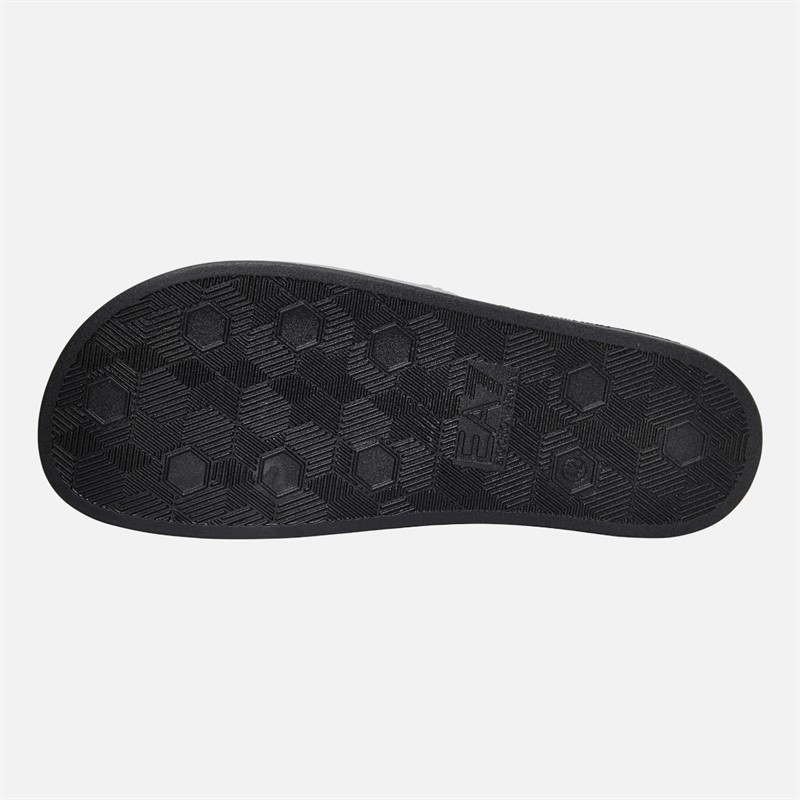 EA7 Sliders Shiny Silver/Black