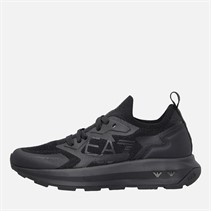 EA7 Junior Boys Trainers Triple Black