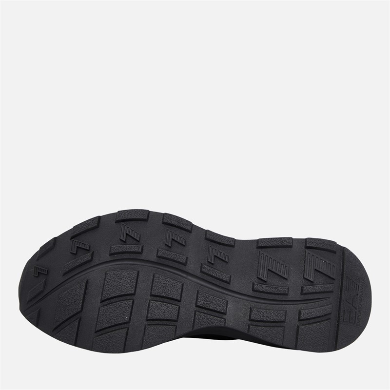 EA7 Junior Boys Trainers Triple Black
