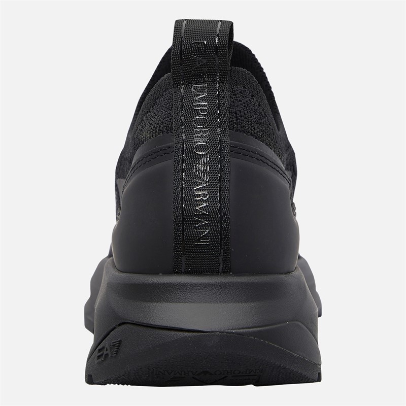 EA7 Junior Boys Trainers Triple Black