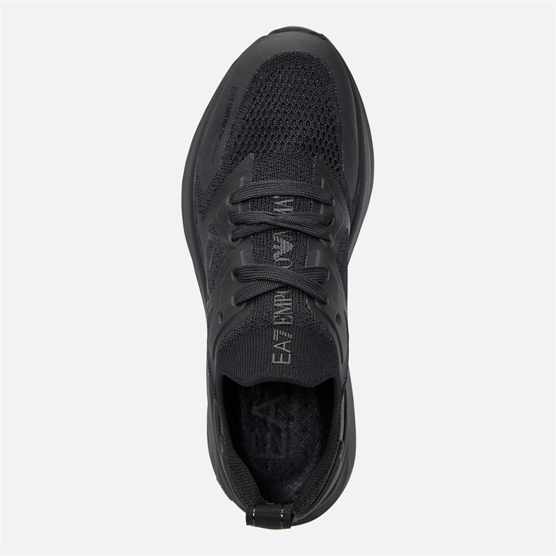 EA7 Junior Boys Trainers Triple Black