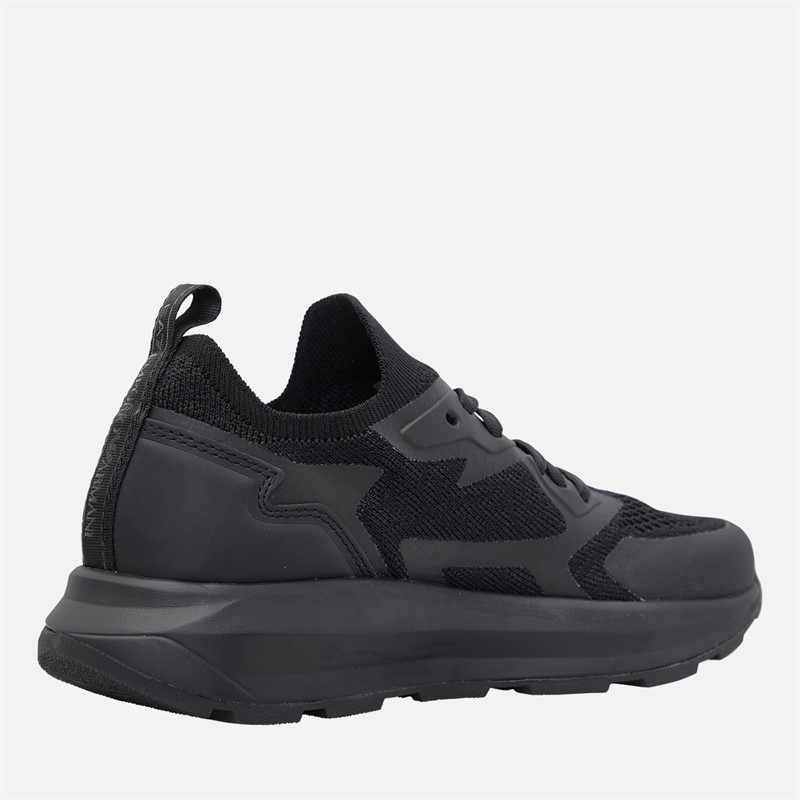 EA7 Junior Boys Trainers Triple Black