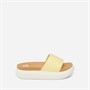 Reef Womens Cushioned Bondi Bay Sliders Pale Banana