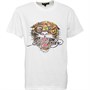 Ed Hardy Chłopięce Tiger Head T-shirty Biały