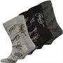 Ed Hardy Mens Castella Five Pack Dress Socks Assorted