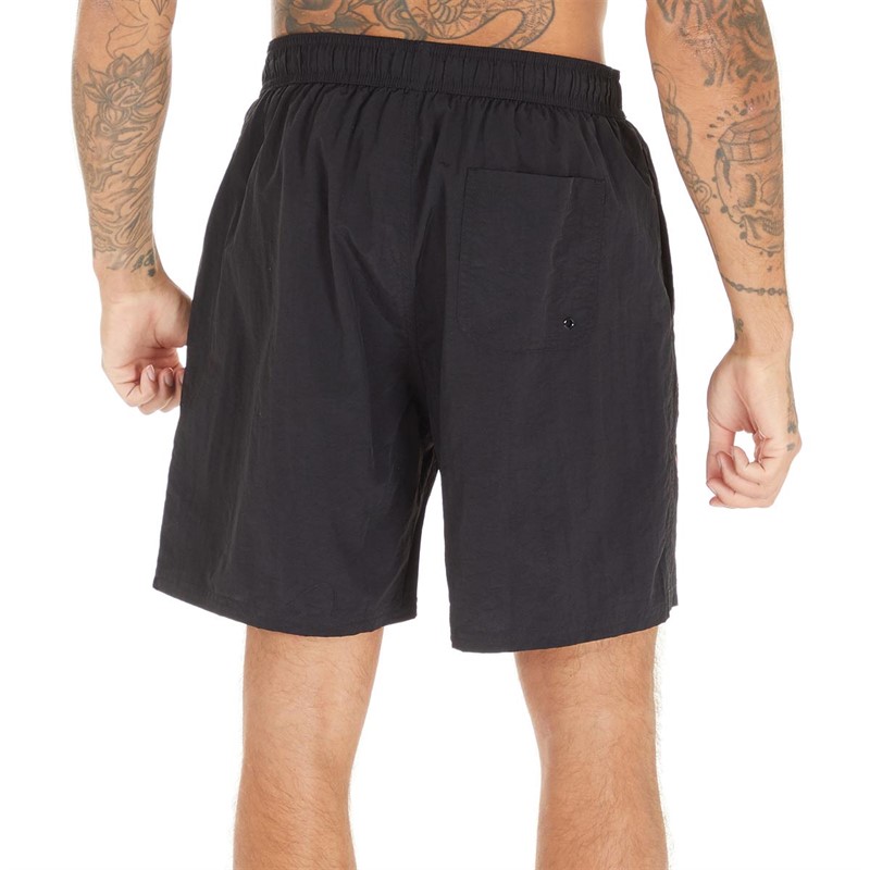 Ed Hardy Mens Woven Swim Shorts Black