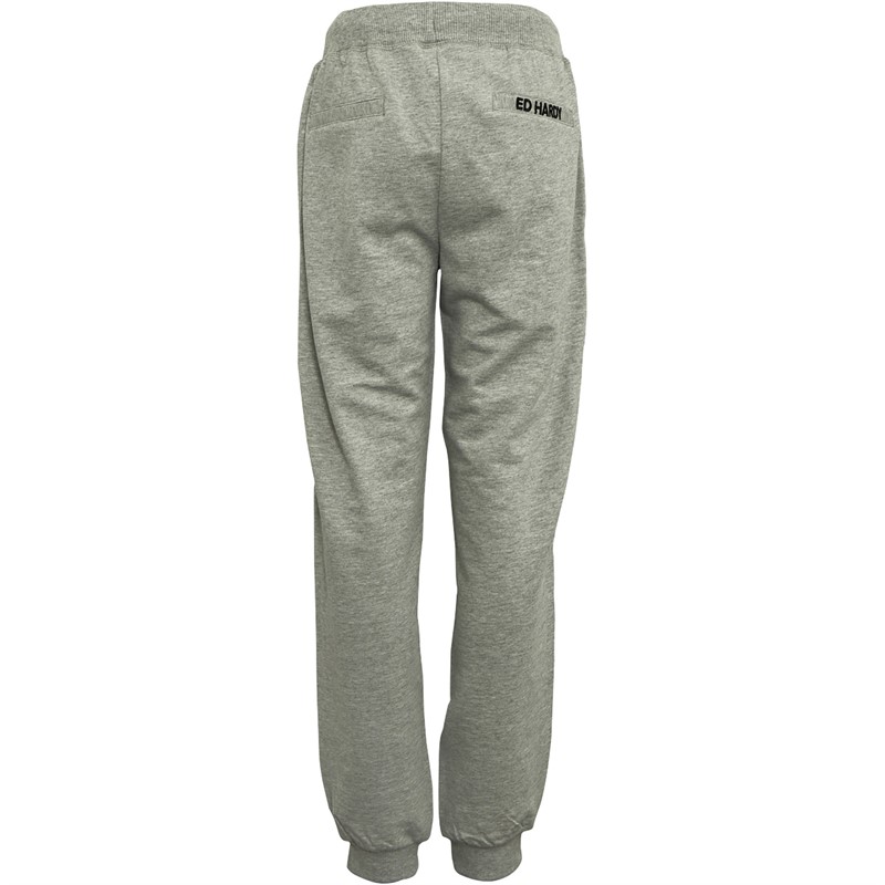 Buy Ed Hardy Boys Zip Throught Tracksuit Grey Marl Buy Ed Hardy Boys Zip Throught Tracksuit Grey Marl