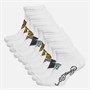 Ed Hardy Mens Ramov Ten Pack Trainer Socks White