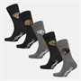Ed Hardy Mens Almoro Five Pack Dress Socks Mixed