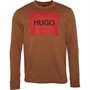 HUGO Herren Sweatshirts Rostbraun