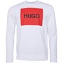 HUGO Herre Sweatshirts Hvid