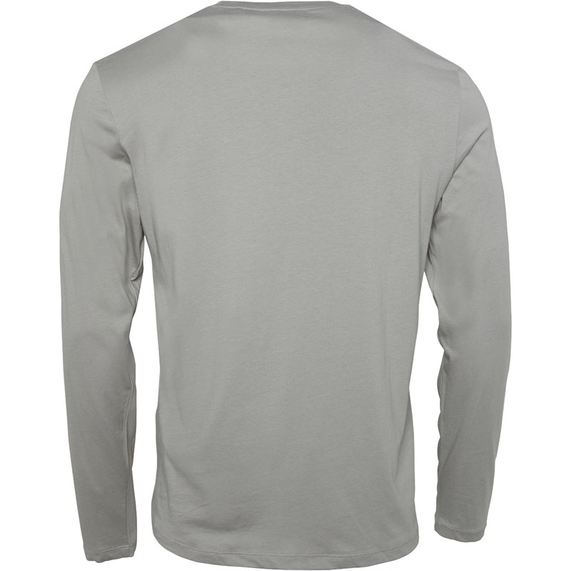 HUGO Herre Derol T-shirts med lange ærmer Grå