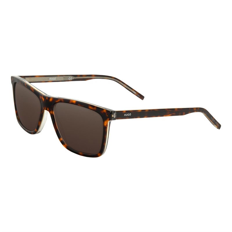 Buy HUGO Mens Sunglasses Havana Crystal