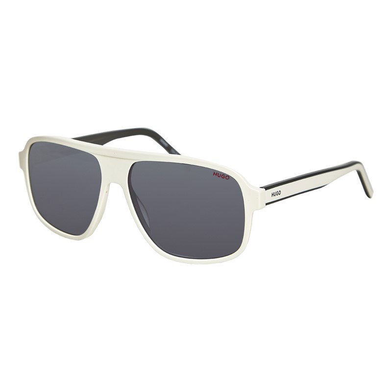 HUGO Mens Sunglasses White/Grey