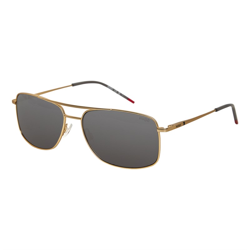 HUGO Mens Sunglasses Gold/Grey