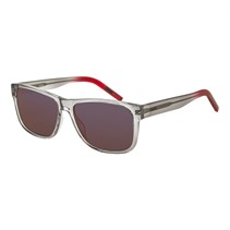 HUGO Mens Sunglasses Grey/Red