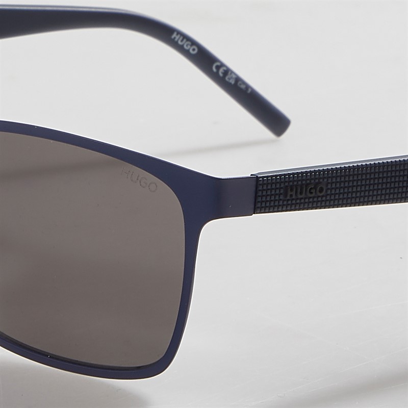 HUGO Mens Sunglasses Blue Palladium