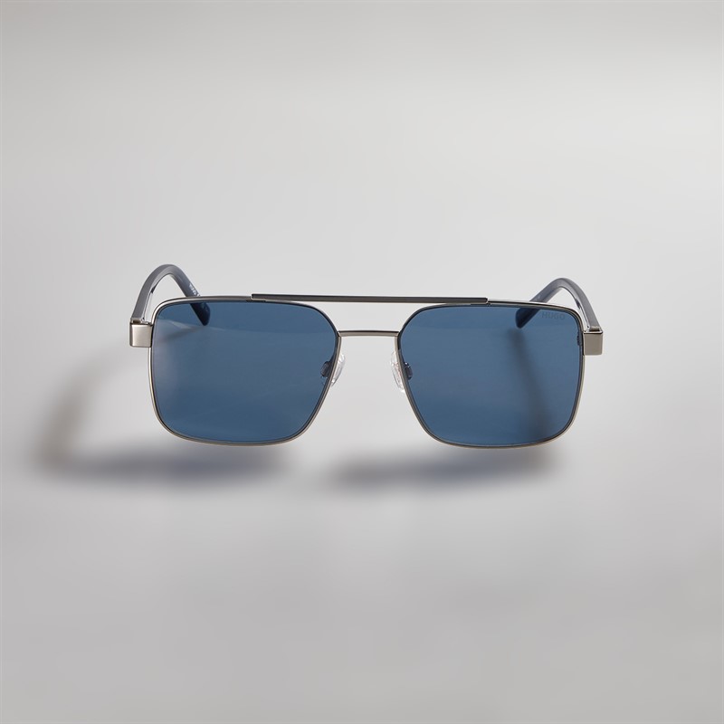HUGO Mens Sunglasses Matte Palladium