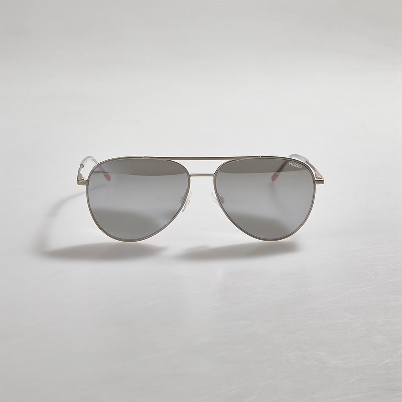 HUGO Mens Sunglasses Matte Palladium
