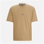 HUGO Herren Nieros T Shirt Gold