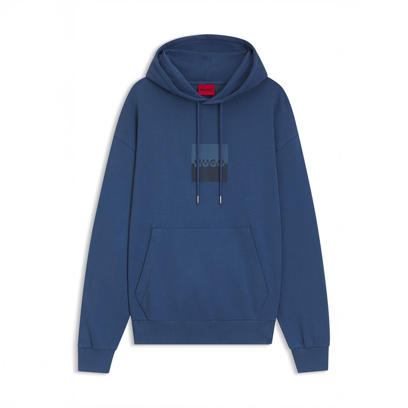 HUGO Herren Duspliter Hoodie Medium Blue
