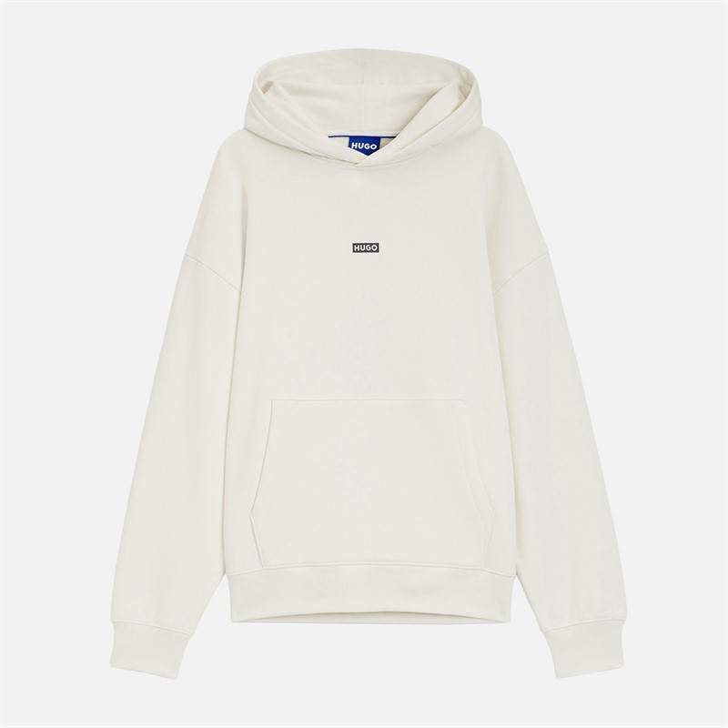 HUGO Herren Nazardo Hoodie Open White