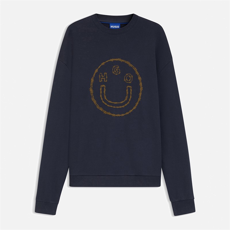 HUGO Herren Natrox Sweatshirt Navy