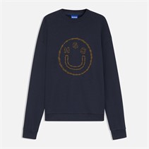 HUGO Herren Natrox Sweatshirt Navy