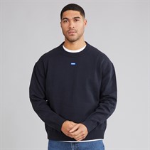 HUGO Herren San Casey Strick Pullover Navy