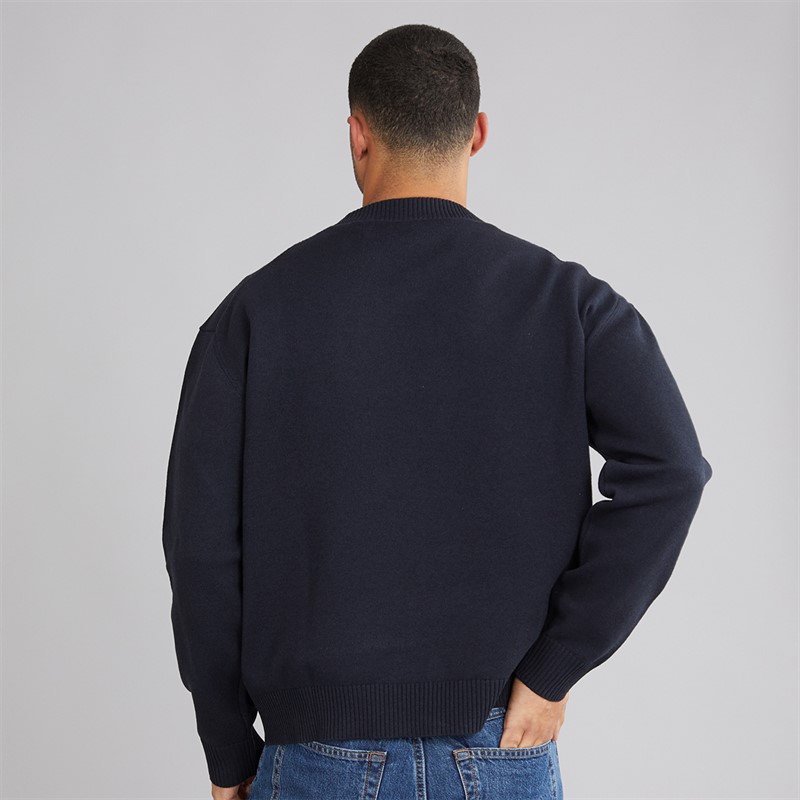 HUGO Herren San Casey Strick Pullover Navy