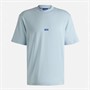 HUGO Herren Nieros T Shirt Light/Pastel Blue