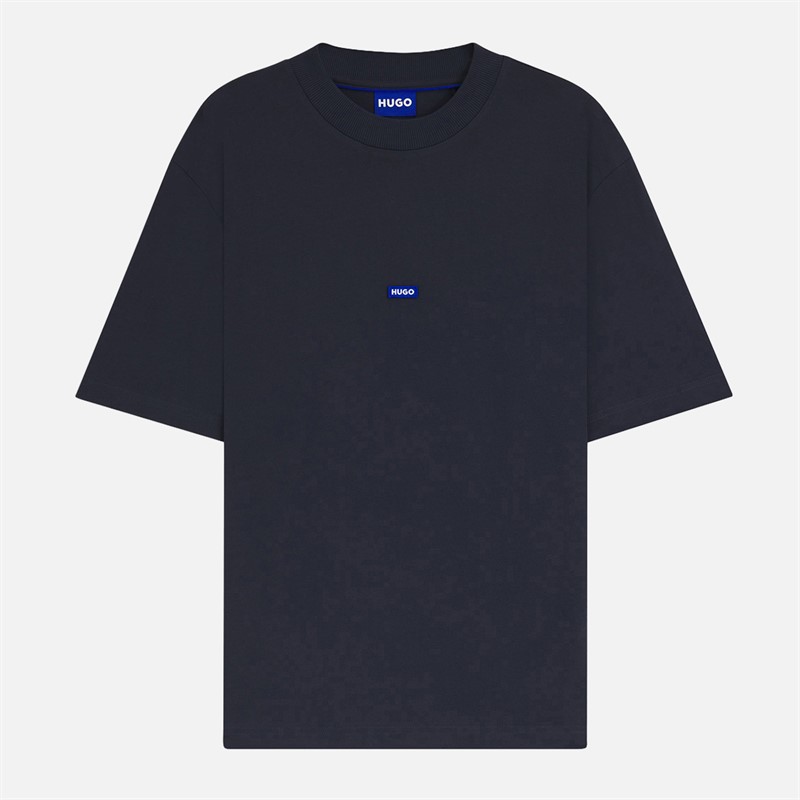 HUGO Herren Nieros T Shirt Navy