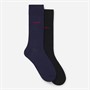 HUGO Herren Zwei Paar Socken Dark Blue