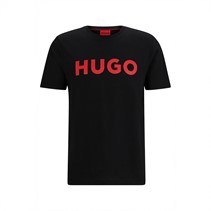 HUGO Herren Dulivio T Shirt Schwarz/Rot