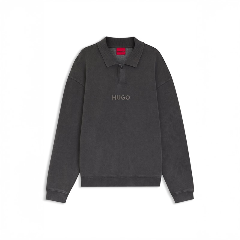 HUGO Herren Delwy Sweatshirt Dark Grey