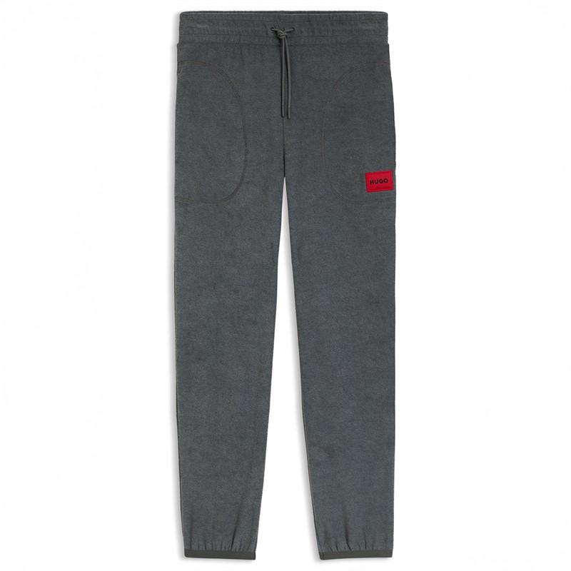 HUGO Herren Frottee Jogginghose Dark Grey