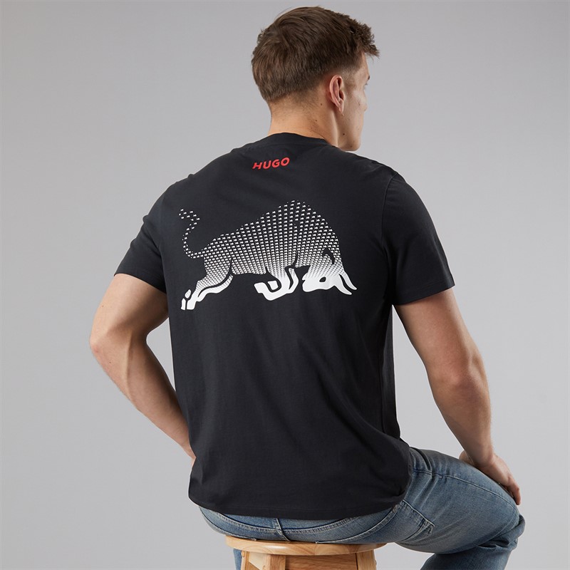 HUGO Vcarb T-shirt dla niego kolor Czarny