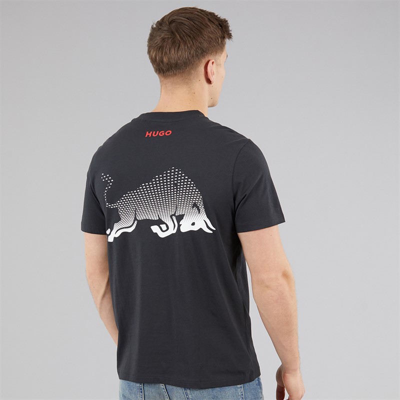 HUGO Vcarb T-shirt dla niego kolor Czarny