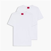 HUGO Hugo okrągły T-shirt dla niego kolor Biały