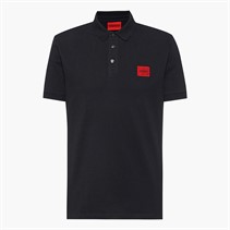 HUGO Herren Dereso222 Polo Shirt Schwarz